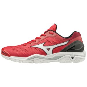 Mizuno Wave Stealth V Mens Handball Shoes Canada - Red